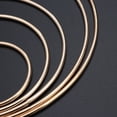 thumbnail image 3 of UKCOCO 10pcs Golden Round Hoops Metal Ring for Crafts and DIY Material for Home Decoration, 3 of 5