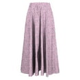 thumbnail image 6 of Xixinqiwan Maxi Skirts for Women Clearance under $10,Women Flowy Long Skirts Summer Beach Pleated Elastic High Waisted Casual Swing Maxi Flared Skirts, 6 of 6