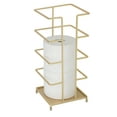 thumbnail image 3 of Era Tower Freestanding Toilet Paper Holder, Stacker, Warm Gold  6.18" x 13.85in, 3 of 5