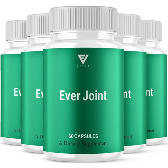(5 Pack) Ever Joint Advanced Joint Support Supplement EverJoint (300 Capsules)