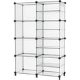thumbnail image 1 of Closet Organizer 8 Cube Storage Shelves Portable Closet Clothes Organizers and Storage Stackable Cubby Shelving for Closet Bedroom Living Room Translucent, 1 of 8