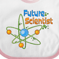thumbnail image 4 of Inktastic Future Scientist with Atom Boys or Girls Baby Bib, 4 of 4