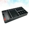 thumbnail image 3 of EeaseCA Removable Battery Tester Battery Organizer Storage Box Case Holder Slot Rack with for 98 PCS AA AAA 9V C D Type Battery (Black), 3 of 8