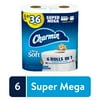 Charmin Ultra Soft Toilet Paper, 6 Super Mega Rolls