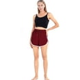 thumbnail image 3 of Teen Girls High Drawstring Waist Workout Sports Track Shorts,Running Shorts Athletic Gym Yoga PE Shorts,Super Comfy Casual Sporty Lounge Short Pants Dolphin Shorts,S-4XL Red, 3 of 9