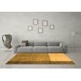 thumbnail image 3 of Ahgly Company Indoor Square Abstract Orange Modern Area Rugs, 4' Square, 3 of 4