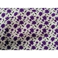 thumbnail image 4 of oneOone Cotton Poplin Purple Fabric Florals Diy Clothing Quilting Fabric Print Fabric By Yard 42 Inch Wide, 4 of 4