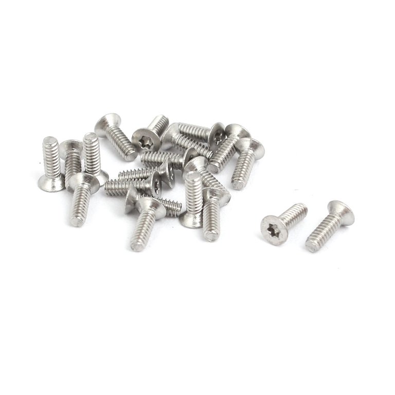 Lot De 30 Vis Torx M1.6x5mm Tête Plate En Acier Inox 304 (Uxcell, T4)