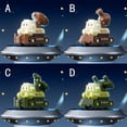 thumbnail image 2 of Kids Motorcycle Hand Assembled Detachable Mini Models Tank Toy Inertial Car Military Vehicle B, 2 of 7