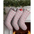thumbnail image 3 of 3 Pcs Christmas Stockings,Red and Gray Christmas Tree Pattern Stockings Christmas,14.8'' Xmas Stockings,Christmas Party Favors,Christmas Party Decorations,Christmas Stockings Personalized, 3 of 5