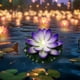 thumbnail image 1 of Lámpara Solar Flotante De Loto, Con Sensor De Agua Automático, Ideal Para Decorar Estanques Y Jardines Exteriores, Perfecta Para Fiestas En La Piscina. Funciona Con Energía Solar LED, 1 of 7