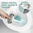 thumbnail image 4 of Home Intuition Modern Brushed Stainless Steel Toilet Brush & Holder Set, Bathroom Bowl Scrubber with Holder, 1 Pack, 4 of 7