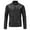 Black-C, variant on Mens Winter Jacket Long Sleeve Jacket Zipper Stand-up Collar Warm Leather Jacket Coats with Pocket Solid Color Black XL