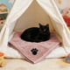 thumbnail image 5 of Toalla de baño superabsorbente para mascotas, de microfibra polar coral, para perros y gatos, suave, de secado rápido, para el cuidado de mascotas, grande, absorbente., 5 of 6