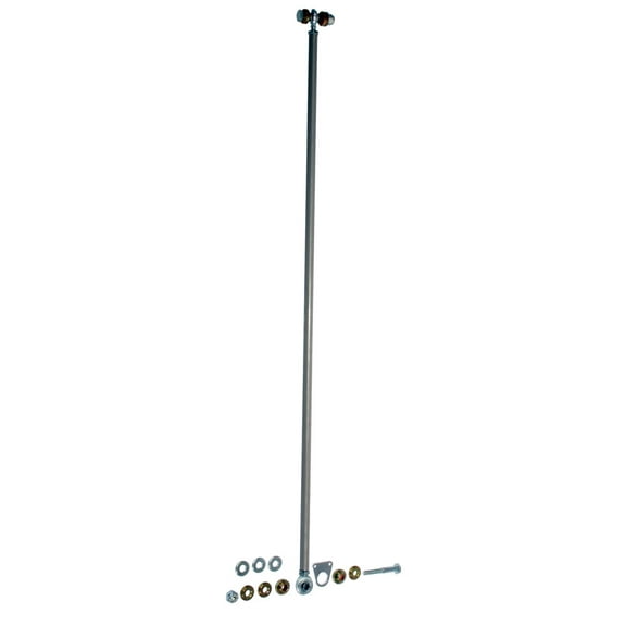 Competition Engineering C3465 Throttle Linkage - 23 in Long Rod - 2 Rod Ends - Aluminum - Natural - Universal - Kit