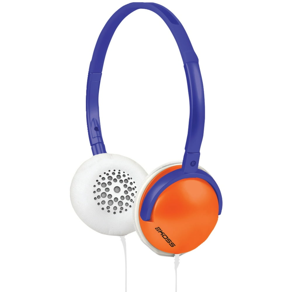 KOSS 182874 Active Lightweight On Ear Headphones (Orange)