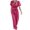 Hot Pink, variant on QUYUON Women Summer Dressy Jumpsuits with Belted Short Sleeve Crew Neck Casual Loose Wide Leg Pants Jumpsuit Rompers Work Office One-Piece Jumpsuits Fashion Overalls, Style 1099 Army Green M