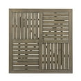 thumbnail image 5 of Noble House Hermosa 31.5" Square Wooden Patio Dining Table in Gray, 5 of 7