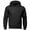 Black, variant on Mens Thremal Hooded Sweatshirt Casual Long Sleeve Drawstring Hoodies Pullover Tops with Pockets