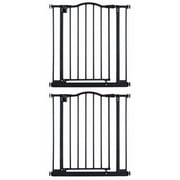 North States 4916 Portico Arch Metal Baby Safety Child Pet Gate, Bronze (2pack)