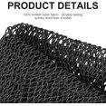 thumbnail image 2 of GHSDFBB African Net Bath Sponge African Body Exfoliating Net Long Net Bathing Sponge Exfoliating Shower Body Scrubber Back Scrubber Skin Smoother for Daily Use or Stocking Stuffer (Black), 2 of 6