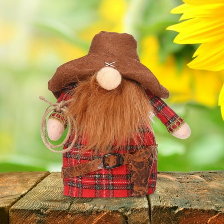 

Friends Show Ornament Western Cowboy Hat Country Style Doll Rope Doll