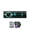 With Remote Control, variant on Car Radio 1DIN Bluetooth FM Audio Player Stereo Music Call Handsfree Car MP3 Player With Steering Wheel Remote Control AUX 2 USB ,Easy to Use