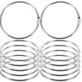 thumbnail image 4 of COOPHYA 12Pcs Silver Metal Binder Rings for DIY Jewelry Scrapbooking Photo Albums, 4 of 5