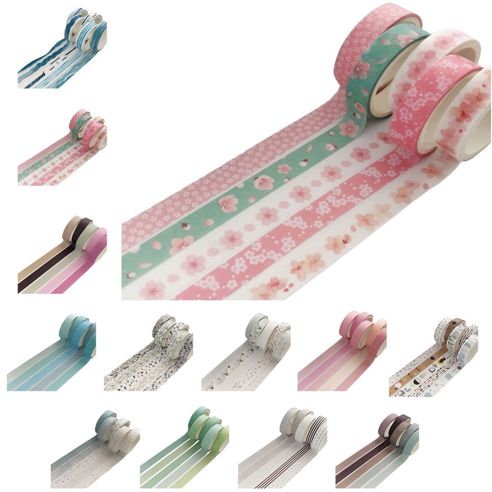 Travelwant 10 Rolls Washi Tape, Washi Masking Decorative Tapes 118