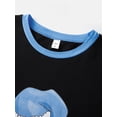 thumbnail image 4 of Conjunto de pijamas navideños familiares a juego con estampado de cuadros y letras. Pijamas de vacaciones para papá, mamá y niños., 4 of 9
