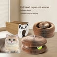 thumbnail image 3 of Kitty Kurlz Magic Organ Cat Toy, Foldable Infinity Style Cat Scratching Board Toy by Recycled Cardboard, Durable Interactive Accordion Toys with a Ball for Indoor Cats, 3 of 8