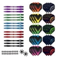 thumbnail image 1 of EIGTHTAIL Dart Stems & Flights Set in 2BA Thread Mediums Aluminum Shafts Dart Accessories, 1 of 12