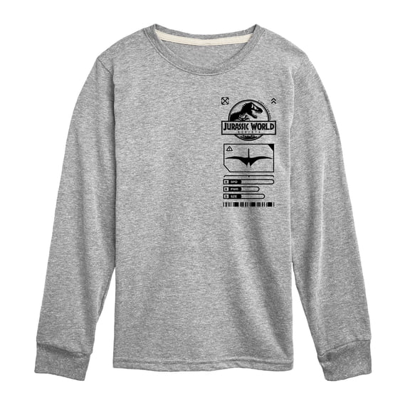 Jurassic World -  Icons - Youth Boys Long Sleeve Graphic T-Shirt