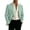 Mint Green, variant on Men's Solid Color Blazer Two Button Lapel Collar Casual Suit Jacket with Decorative Pockets