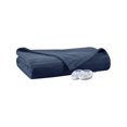 thumbnail image 4 of Serta Queen Fleece Ultra Soft Electric Throw Heated Blanket for Cold Winter Season Indigo, 4 of 8