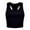 Black, variant on DuoJiaJ Basic Crop Tank Tops Women Sleeveless Racerback Crop Sport Top Women Vest Black M