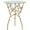 Multi-color, variant on SAFAVIEH Tara Branched Glass Top Gold Accent Table Gold / White