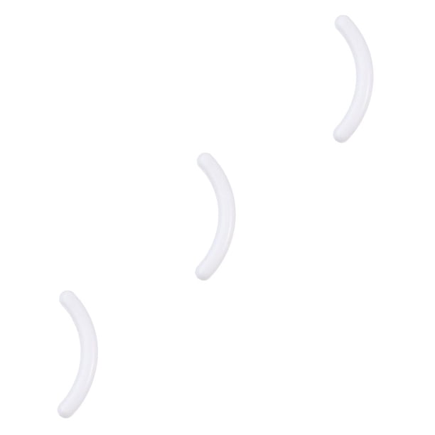 Seitruly Recambios para rizador de pestañas, no fáciles de romper, suministros de herramientas de belleza sólidas, resistente, reemplaza la Blanco (Único) 3piezas