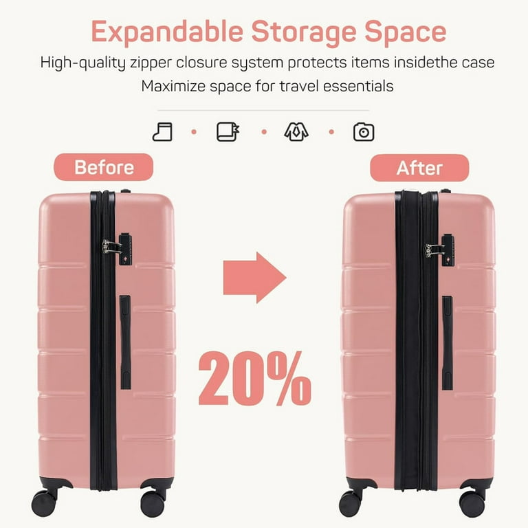 バッグ tinkle TINKLE WELL 3-Piece Hardshell Suitcase Sets, 20