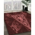 thumbnail image 2 of Ahgly Company Indoor Rectangle Patterned FireBrick Red Area Rugs, 2' x 4', 2 of 6