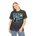 thumbnail image 4 of Van Gogh Starry Night Cat T-Shirt-Classic Fit,Cat Lover/Mom/Dad Gift Shirt, 4 of 4