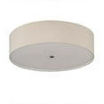 thumbnail image 6 of Meyda Tiffany 189909 Cilindro 4 Light 30" Wide Flush Mount Drum Ceiling Fixture - Nickel, 6 of 7