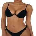 thumbnail image 1 of Women Push-up Padded Bra Bandage Bikini Set Swimsuit Triangle Swimwear Bathing, 1 of 5