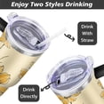 thumbnail image 3 of Mama Flowers 40 OZ Tumbler Cup with Lid and Straw for Water Iced Tea Coffee Smoothie and More, 3 of 6
