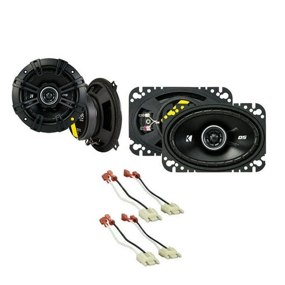 Fit Jeep Comanche Pickup 1986-1992 Speaker Replacement Kicker DSC5 DSC46 Package