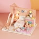thumbnail image 1 of Mini Casa de Muñecas, Modelo de Casa de Muñecas de Madera de Dormitorio Con Luces Led para Regalo para Adornos, 1 of 7