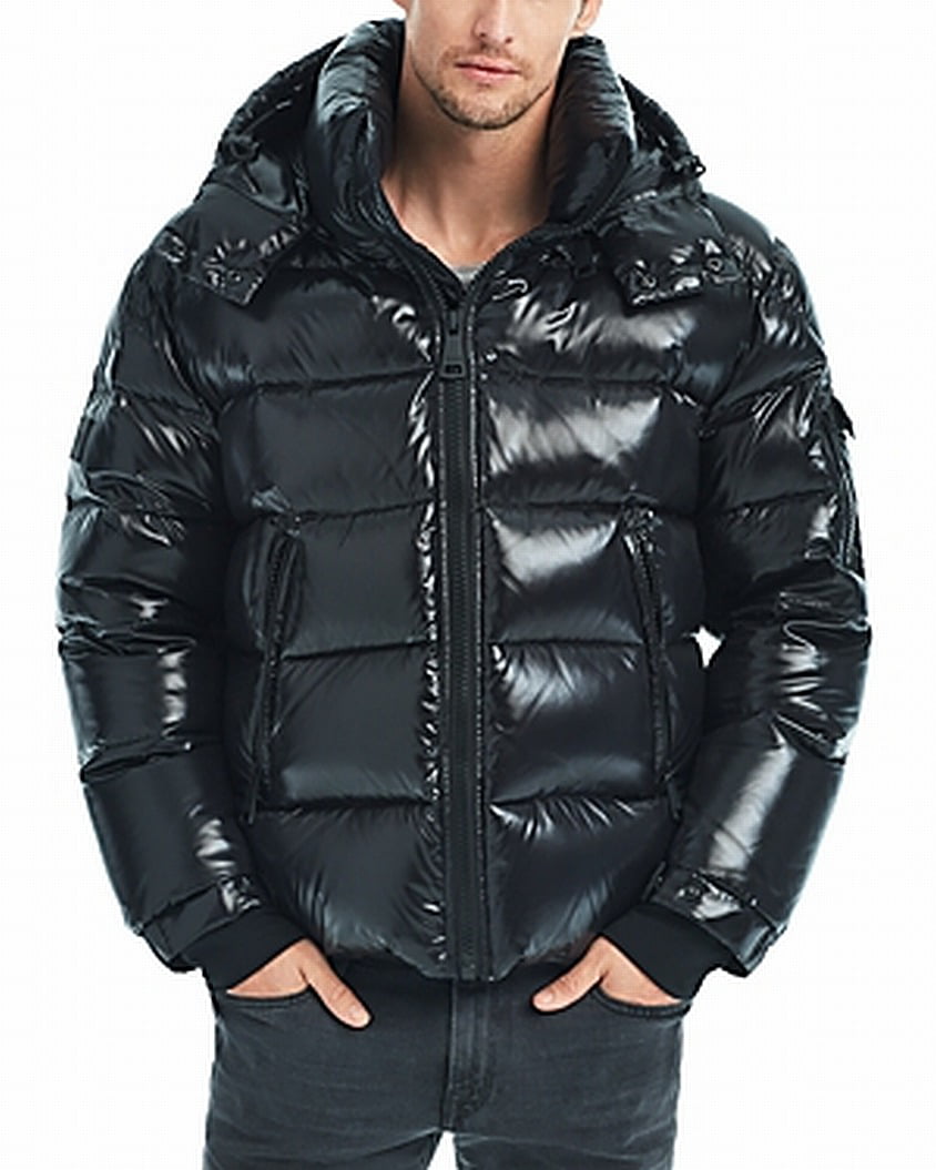 Sam. Coats & Jackets - Mens Jacket Medium Glacier Shiny Full Zip Puffer
