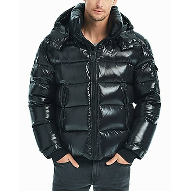 Sam. Coats & Jackets - Mens Jacket Medium Glacier Shiny Full Zip Puffer ...