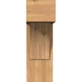 thumbnail image 2 of Ekena Millwork 7 1/2"W x 18"D x 22"H Thorton Block Smooth Bracket w/ Offset Brace, Western Red Cedar, 2 of 25