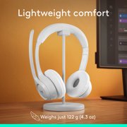 Logitech Zone 300 Over-Ear Wireless Headset with Noise Canceling Microphone, Off-White